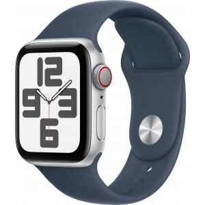 Apple Watch SE OLED 40 mm Digital 324 x 394 pixels Ecrã táctil 4G Prateado Wi-Fi GPS