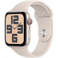 Apple Watch SE OLED 44 mm Digital 368 x 448 pixels Ecrã táctil 4G Bege Wi-Fi GPS