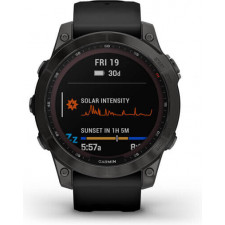 Garmin fēnix 7 3,3 cm (1.3") MIP 47 mm Digital 260 x 260 pixels Ecrã táctil Preto Wi-Fi GPS