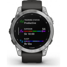 Garmin fenix 7 3,3 cm (1.3") MIP 47 mm Digital 260 x 260 pixels Ecrã táctil Prateado Wi-Fi GPS