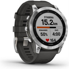 Garmin fenix 7 3,3 cm (1.3") MIP 47 mm Digital 260 x 260 pixels Ecrã táctil Prateado Wi-Fi GPS