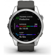 Garmin fenix 7S 3,05 cm (1.2") MIP 42 mm Digital 240 x 240 pixels Ecrã táctil Prateado Wi-Fi GPS