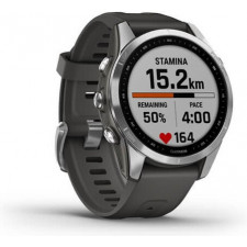 Garmin fenix 7S 3,05 cm (1.2") MIP 42 mm Digital 240 x 240 pixels Ecrã táctil Prateado Wi-Fi GPS