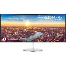 Samsung C34J791WTP monitor de ecrã 86,4 cm (34") 3440 x 1440 pixels UltraWide Quad HD QLED Prateado, Branco