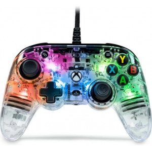 NACON Pro Compact Colorlight Preto, Transparente USB Gamepad Analógico   Digital PC, Xbox One, Xbox Series S, Xbox Series X