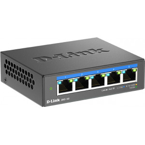 D-Link DMS-105 Não-gerido L2 2.5G Ethernet (100 1000 2500) Preto