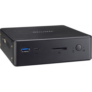 Shuttle NC10U barebone Nettop Preto Intel SoC BGA 1528 4205U 1,8 GHz