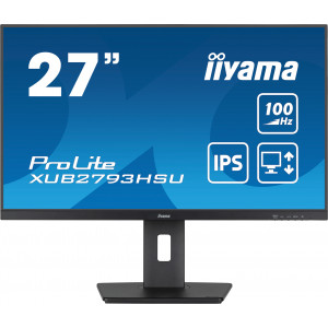 iiyama ProLite monitor de ecrã 68,6 cm (27") 1920 x 1080 pixels Full HD LED Preto