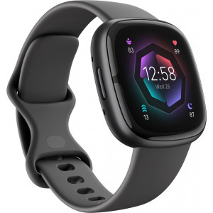 Fitbit Sense 2 Digital Ecrã táctil Preto GPS