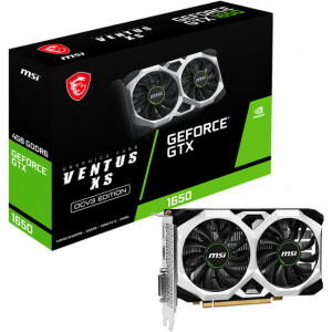 MSI VENTUS GeForce GTX 1650 D6 XS OCV3 NVIDIA GeForce GTX 1660 4 GB GDDR6