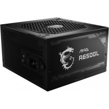 MSI MAG A650GL fonte de alimentação 650 W 20+4 pin ATX ATX Preto