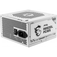 MSI MAG A850GL PCIE5 WHITE fonte de alimentação 850 W 20+4 pin ATX ATX Branco