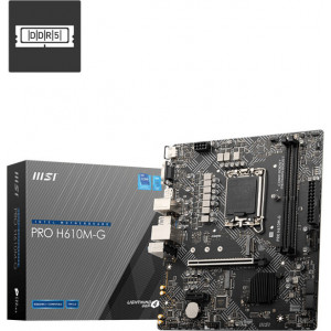 MSI PRO H610M-G motherboard Intel H610 LGA 1700 micro ATX