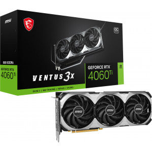 MSI VENTUS GeForce RTX 4060 Ti 3X 8G OC NVIDIA 8 GB GDDR6