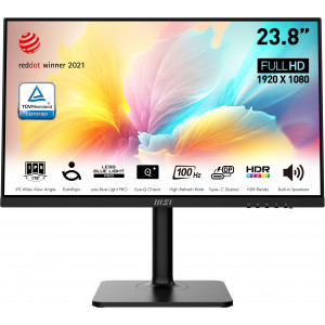 MSI Modern MD2412P monitor de ecrã 60,5 cm (23.8") 1920 x 1080 pixels Full HD LED Preto