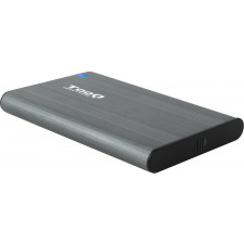 TooQ TQE-2503G Caixa para Discos Rígidos Compartimento HDD SSD Cinzento 2.5"