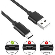 Ewent EC1034 cabo USB 1,8 m USB 2.0 USB A USB C Preto