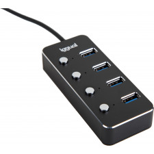 iggual IGG318485 hub de interface USB 3.2 Gen 1 (3.1 Gen 1) Type-C 5000 Mbit s Preto