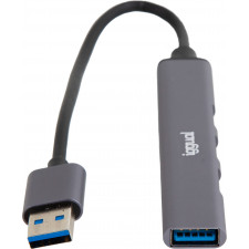 iggual IGG318454 hub de interface USB 3.2 Gen 1 (3.1 Gen 1) Type-A 5000 Mbit s Cinzento