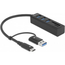 DeLOCK 63859 base & duplicador de portas USB 3.2 Gen 1 (3.1 Gen 1) Type-A + Type-C