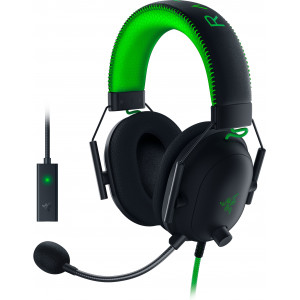 Razer BlackShark V2 Auscultadores Com fios Fita de cabeça Jogos Preto, Verde