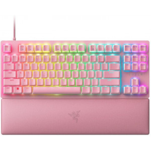 Razer Huntsman V2 Tenkeyless teclado USB QWERTY Inglês Rosa