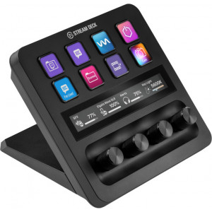 Elgato Stream Deck + BEARBEITUNG Preto 8 botões