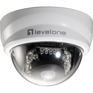 LevelOne FCS-3101 câmara de segurança Domo Câmara de segurança IP Interior e exterior 1920 x 1080 pixels Secretária Teto