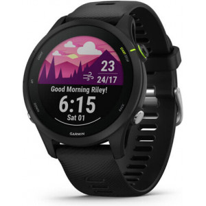 Garmin Forerunner 255 Music 3,3 cm (1.3") MIP 46 mm Digital 260 x 260 pixels Ecrã táctil Preto Wi-Fi GPS