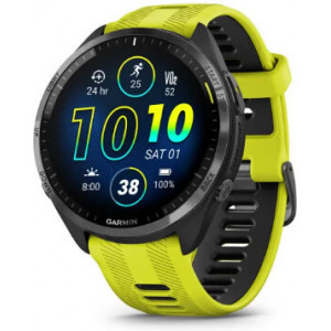 Garmin Forerunner 965 3,56 cm (1.4") AMOLED 47 mm Digital 454 x 454 pixels Ecrã táctil Amarelo Wi-Fi GPS