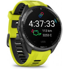 Garmin Forerunner 965 3,56 cm (1.4") AMOLED 47 mm Digital 454 x 454 pixels Ecrã táctil Amarelo Wi-Fi GPS