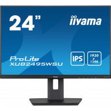 iiyama ProLite XUB2495WSU-B5 monitor de ecrã 61,2 cm (24.1") 1920 x 1200 pixels WUXGA LCD Preto