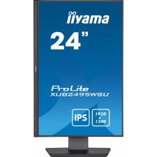 iiyama ProLite XUB2495WSU-B5 monitor de ecrã 61,2 cm (24.1") 1920 x 1200 pixels WUXGA LCD Preto