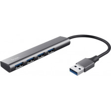 Trust Halyx USB 3.2 Gen 1 (3.1 Gen 1) Type-A 5 Mbit s Preto, Cinzento