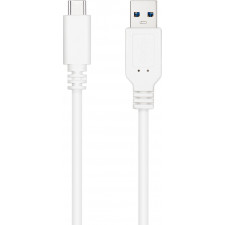 Nanocable 10.01.4000-W cabo USB 0,5 m USB 3.2 Gen 2 (3.1 Gen 2) USB C USB A Branco