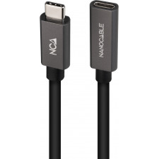Nanocable 10.01.4402 cabo USB 2 m USB 3.2 Gen 2x2 USB C Preto