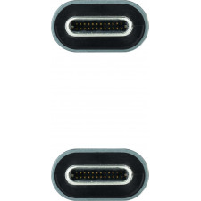 Nanocable 10.01.4303 cabo USB 3 m USB 3.2 Gen 2 (3.1 Gen 2) USB C Preto, Cinzento