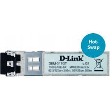 D-Link DEM-311GT módulo de transcetor de rede Fibra ótica 1000 Mbit s SFP 850 nm
