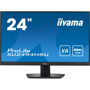 iiyama ProLite XU2494HSU-B2 monitor de ecrã 60,5 cm (23.8") 1920 x 1080 pixels Full HD LED Preto