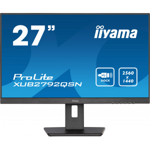 iiyama ProLite monitor de ecrã 68,6 cm (27") 2560 x 1440 pixels Wide Quad HD LED Preto