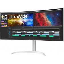 LG 38WP85CP-W monitor de ecrã 96,5 cm (38") 3840 x 1600 pixels Quad HD+ LCD Prateado