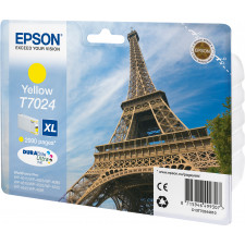 Epson Eiffel Tower Série WP4000 4500 Tinteiro XL Amarelo C13T7024 2k