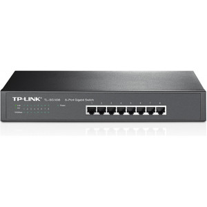 TP-Link TL-SG1008 Não-gerido Gigabit Ethernet (10 100 1000) 1U Preto