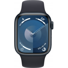 Apple Watch Series 9 41 mm Digital 352 x 430 pixels Ecrã táctil Preto Wi-Fi GPS