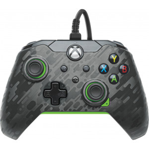 PDP 049-012-CMGG controlador de jogo Carbono, Verde USB Gamepad Analógico   Digital PC, Xbox One, Xbox One X, Xbox Series S,