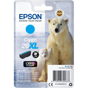 Epson Polar bear C13T26324012 tinteiro 1 unidade(s) Original Rendimento alto (XL) Ciano