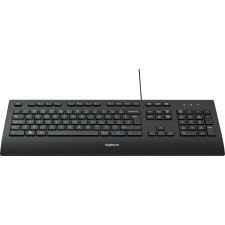 Logitech K280E Pro f  Business teclado USB QWERTY Estados Unidos (Internacional) Preto