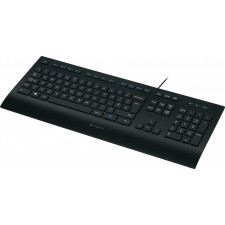 Logitech K280E Pro f  Business teclado USB QWERTY Estados Unidos (Internacional) Preto