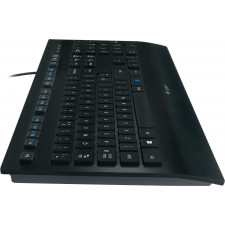 Logitech K280E Pro f  Business teclado USB QWERTY Estados Unidos (Internacional) Preto