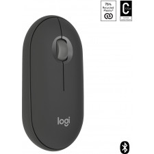 Logitech Pebble 2 M350s rato Ambidestro RF Wireless + Bluetooth Ótico 4000 DPI